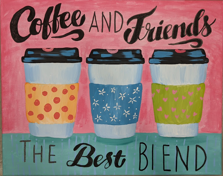 Coffee & Friends Canvas Class