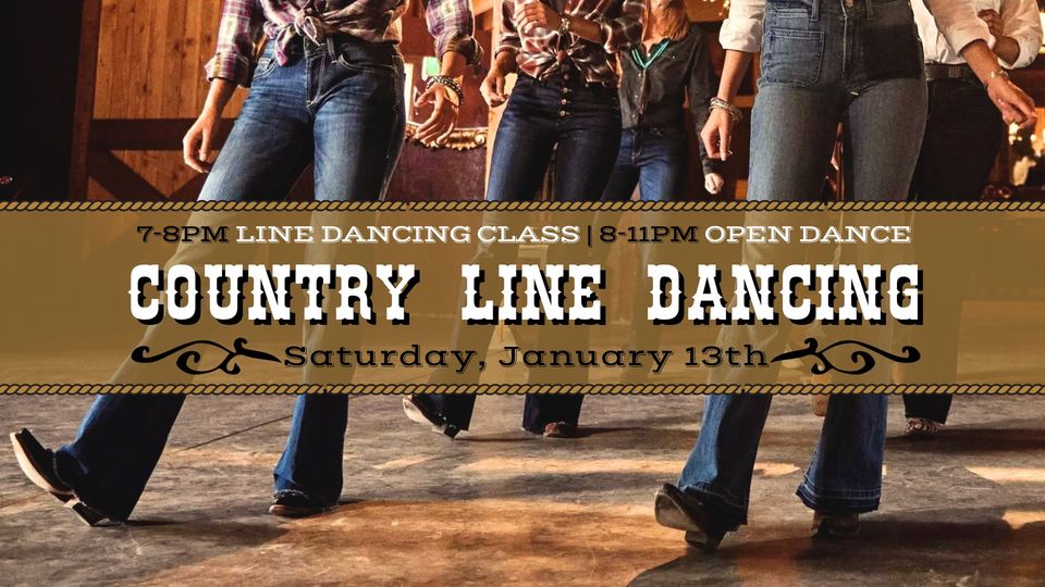 Country Line Dancing – Class and Open Dance