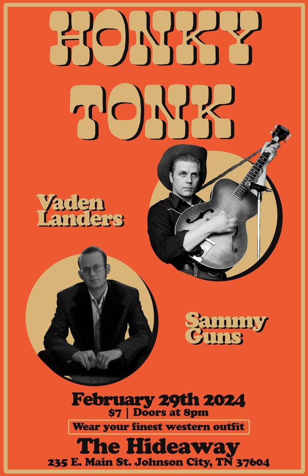 Honky Tonk Thursday: Vaden Landers and Sammy Guns