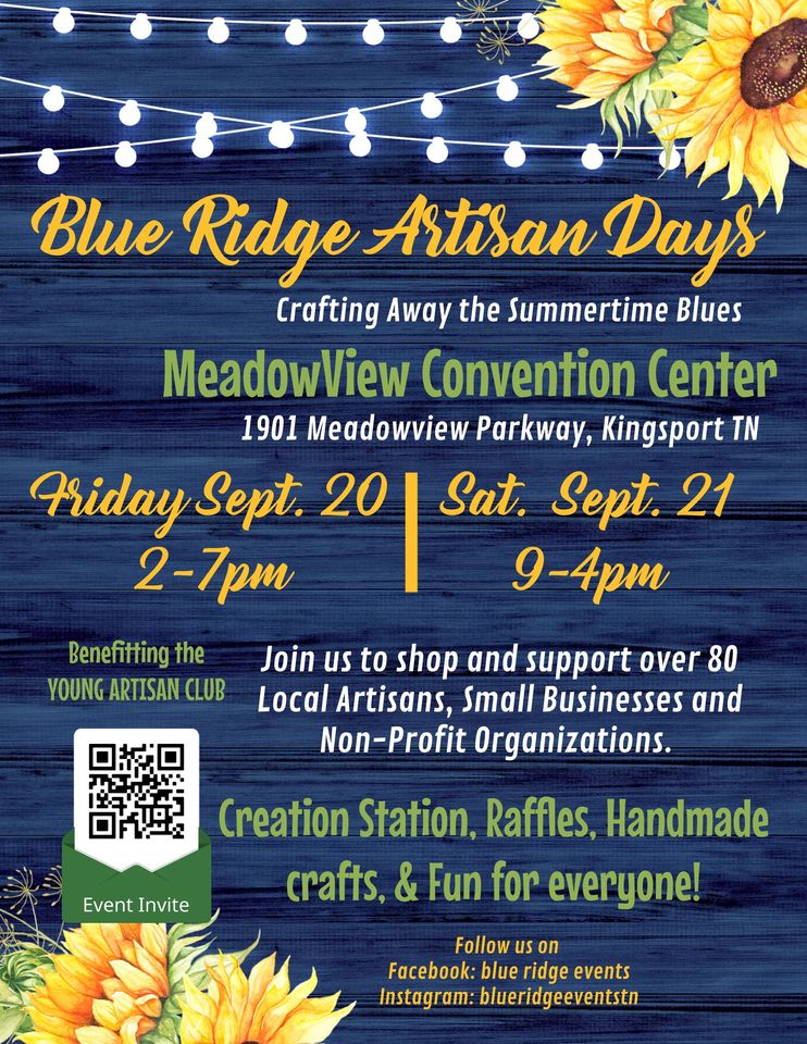 Blue Ridge Artisan Days – Crafting Away the Summertime Blues