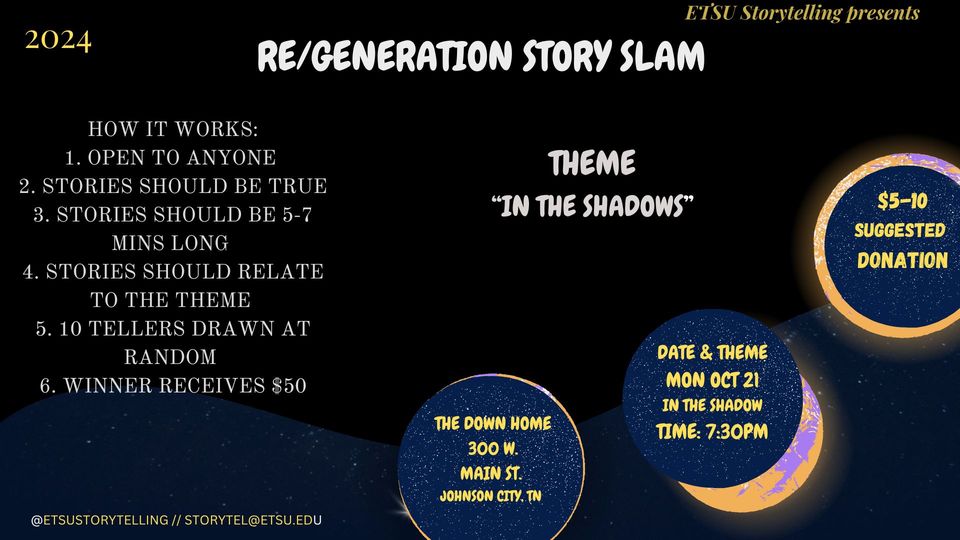 RE/GENERATION STORY SLAM