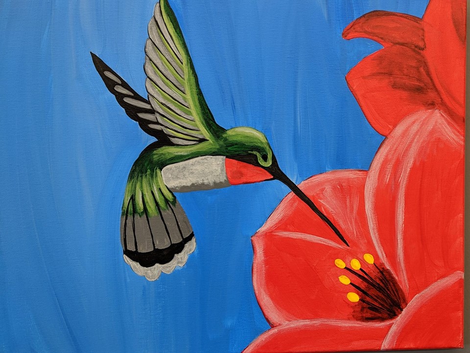 Hummingbird Canvas Class