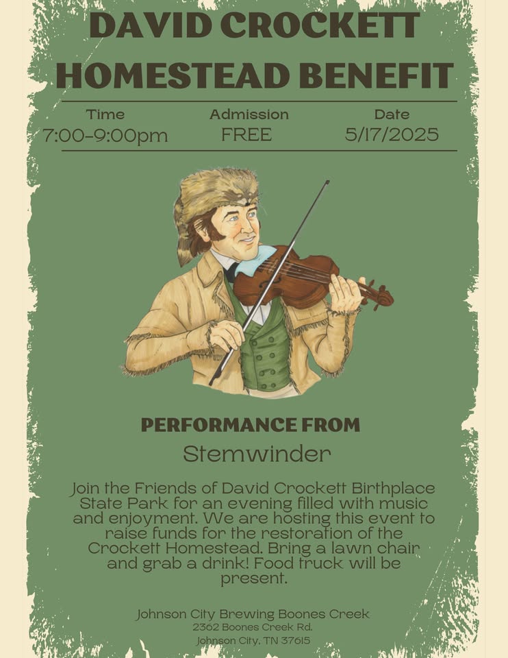 David Crockett Homestead Benefit
