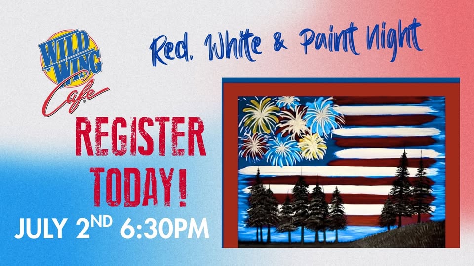 Red, White & Paint Night