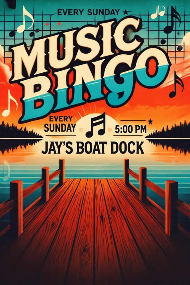 Music Bingo at Jay’s Boat Dock