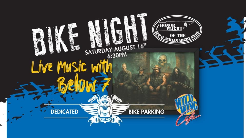 Bike Night at Wild Wing Cafe with Below 7