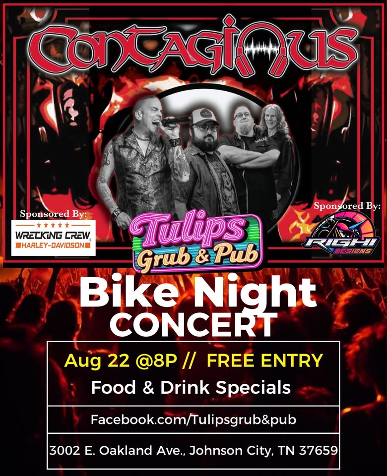 Contagious Rocks Bike Night @Tulips