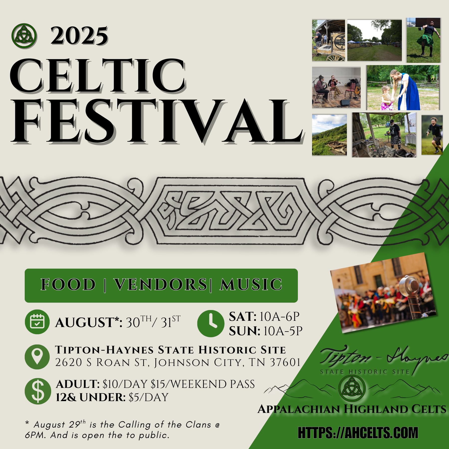 Appalachian Highland Celts Celtic Festival