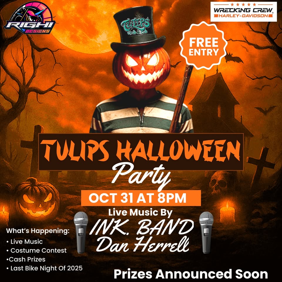 Tulips Halloween Party/Costume Contest with INK Band