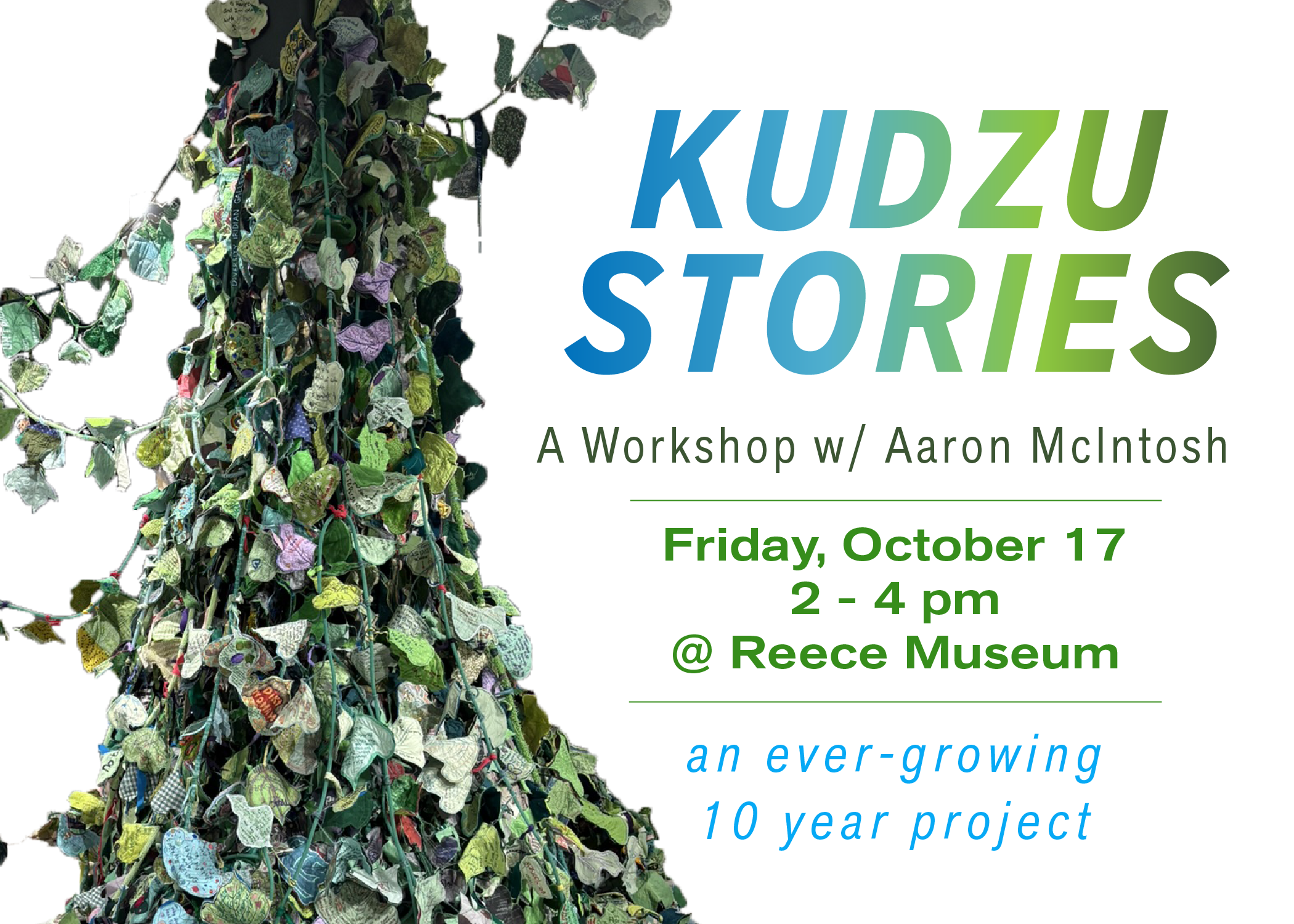 Kudzu Stories: A Workshop with Aaron McIntosh