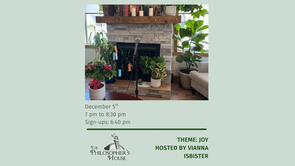 Storytelling Open Mic: December Theme: Joy