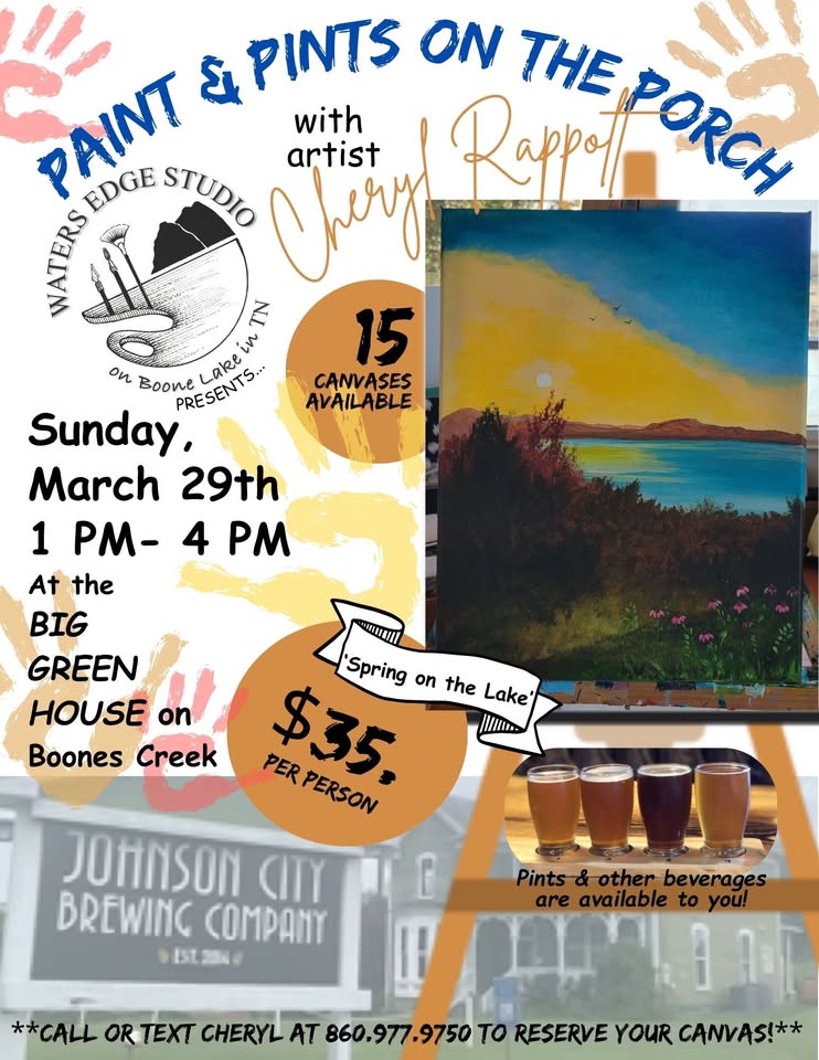 Paint & Pints on the Porch, Spring Edition