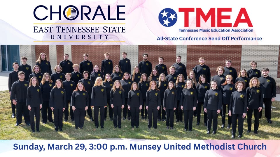 ETSU Chorale All-State Conference Performance Send Off Concert