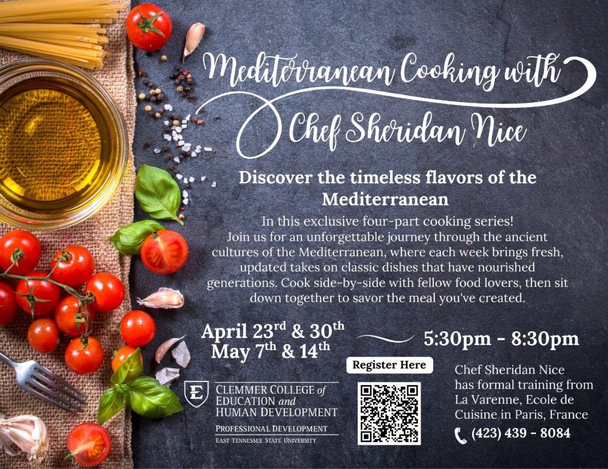 Mediterranean Cooking with Chef Sheridan Nice