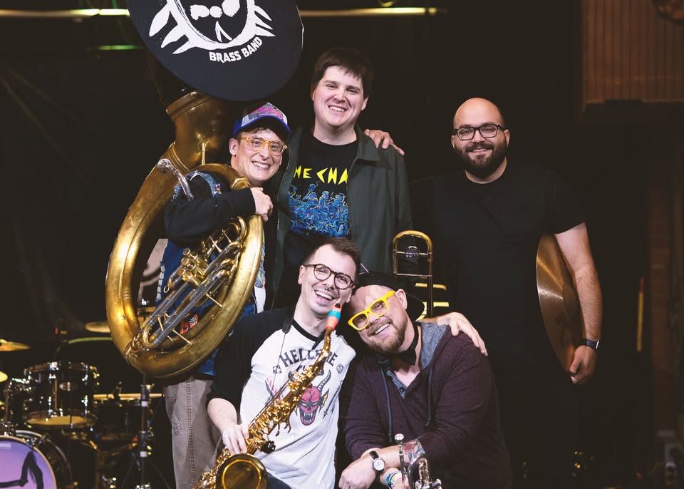 Bad Cats Brass Band at Johnson City Brewing (Walnut St)