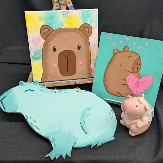 Capybara Art Camp