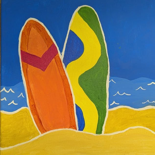 Surfs Up! Kids Canvas