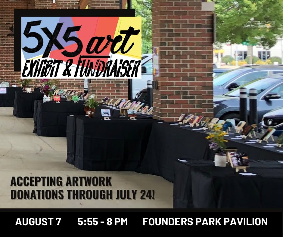 5X5 Art Exhibit and Fundraiser