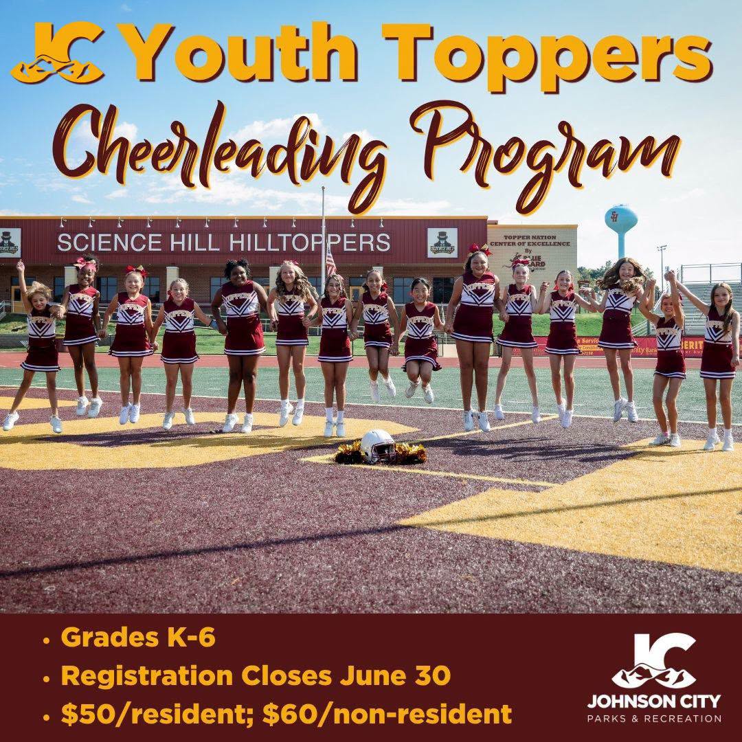 JC Youth Toppers Cheerleading Program