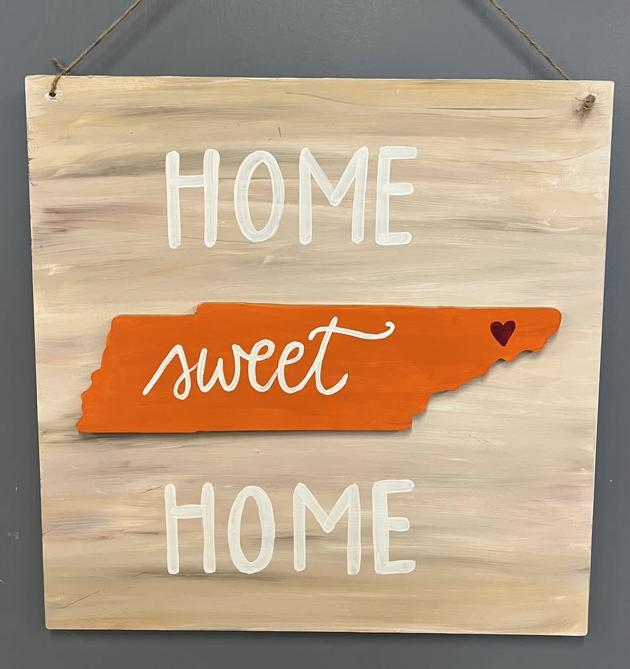 Home Sweet Home Door Hanger Class