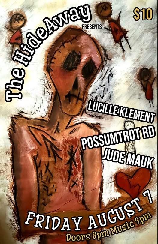 The Hideaway Presents Lucille Klement | Possum Trot Rd | Jude Mauk