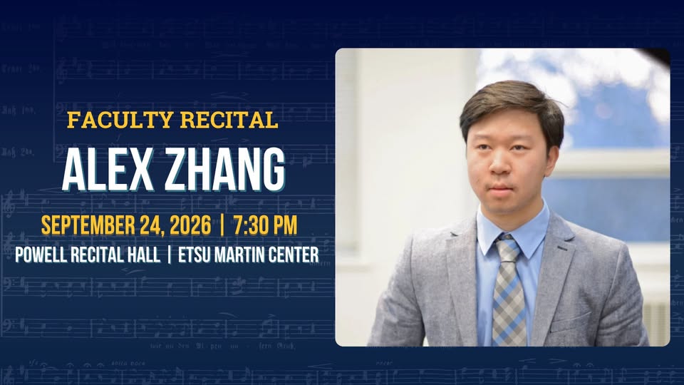 Yucheng “Alex” Zhang Faculty Recital