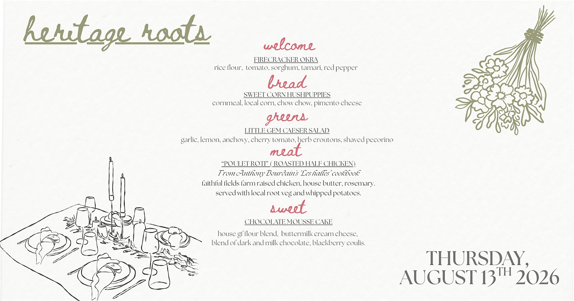 Heritage Roots: A Dining Experience with Tristan Bauer Jazz Trio