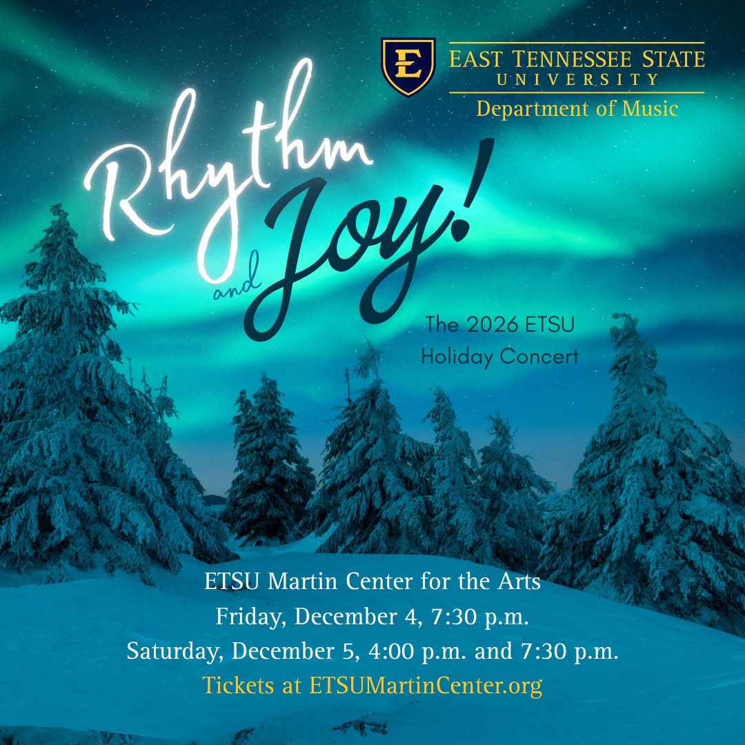 Rhythm and Joy: 2026 ETSU Holiday Concert